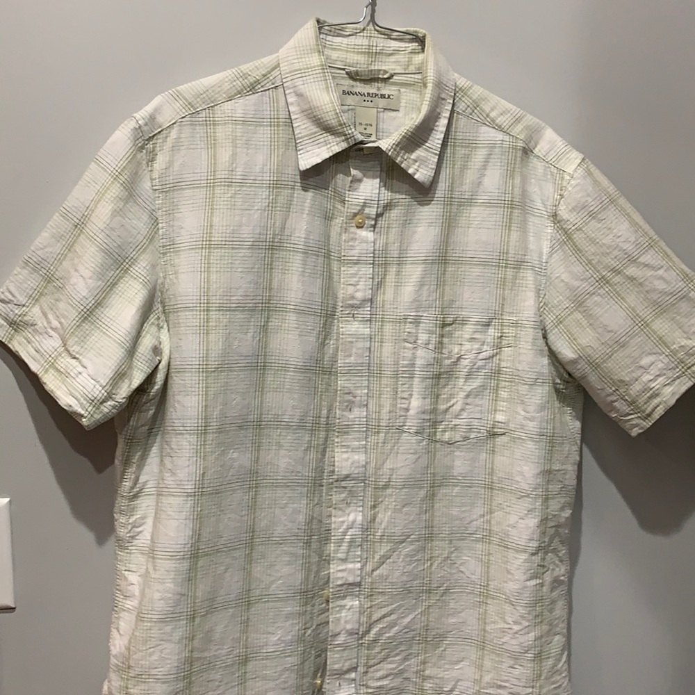 Short sleeve Banana Republic button down